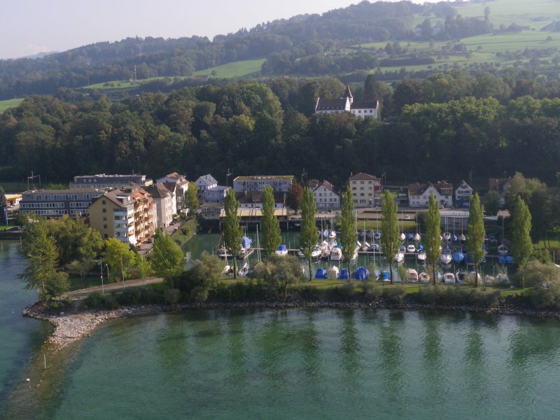 Hafen Hörnlibuck, Staad mit Schloss Wartegg