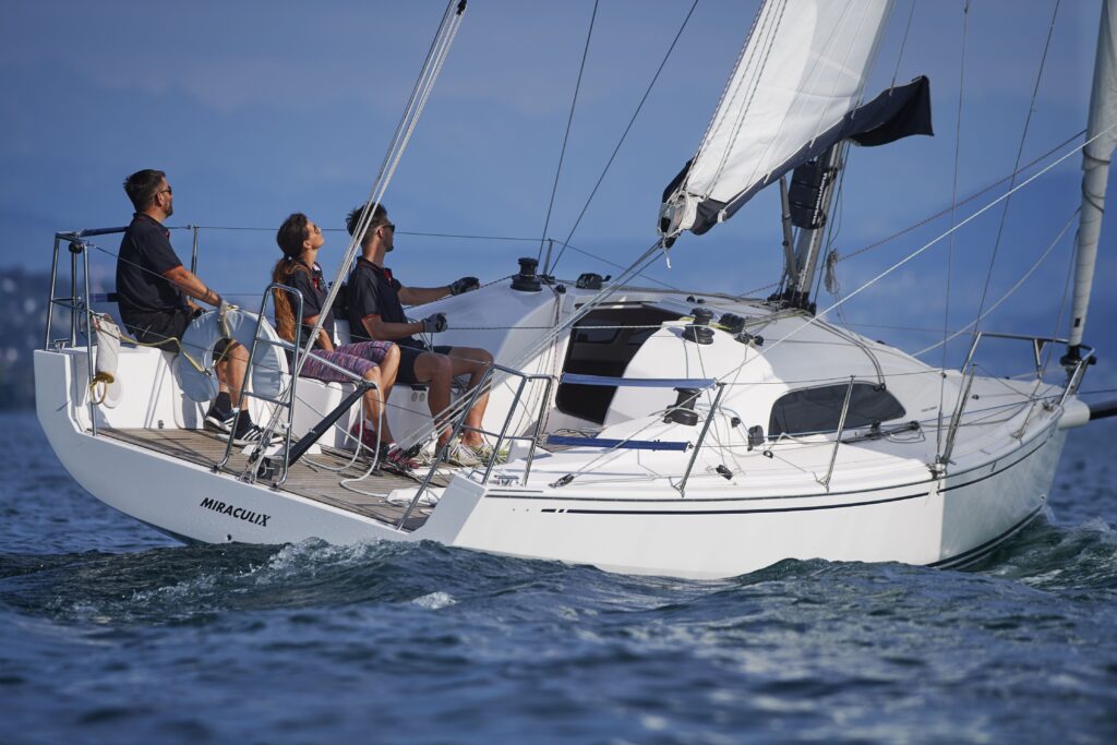 Schul-Segelyacht XP33 der WS-Bootschule Zürich